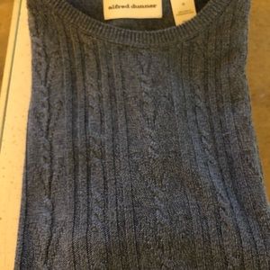 Alfred Dunner, shirt sleeve womens sweater, tee style, 100% acrylic